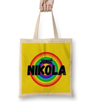 Nikola Jokic - Basketball gifts Vintage Retro Rainbow Quotes For BOYS AND Dad Bez Çanta Uzun Saplı
