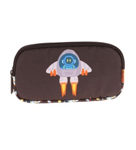 Kaukko Kids 3 Bölmeli Kalem Çantası Leather Rocket L8264