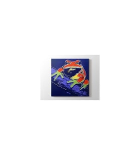 DBSanatevi Andy Warhol - Frog Tablo 35 X 35 Cm
