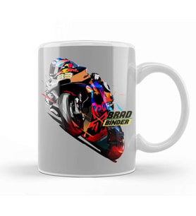 Brad Binder Low Poly Kupa Bardak Porselen