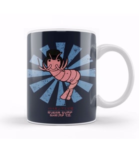 Bubba Gump Shrimp Co Retro Japanese Kupa Bardak Porselen