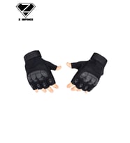 Z Defence Half Finger Siyah Eldiven