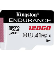 Kingston High-Endurance 128Gb Microsd Hafıza Kartı, Güvenlik Ve Araç Kameraları İçin 95Mb/S-45Mb/S O (Çok Renkli)