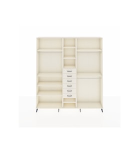 Arges Gardrop 10 Raflı 6 Çekmeceli 3 Askılı 220x30x243 Aytaşı-Aytaşı