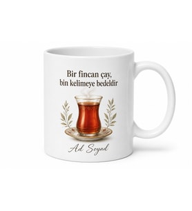 Dünya Çay Günü İnce Belli Bardak Özlemi Çekenlere Kupa Bardak Hediye