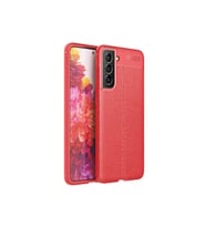 Samsung Galaxy S21 FE Uyumlu Kılıf Zore Niss Silikon Kapak (Kırmızı)