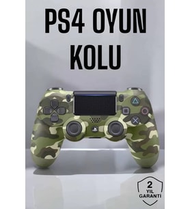 Northcity PS4 Kablosuz Oyun Kolu Kamuflaj Desenli Joystick - Bluetooth & Ergonomik Tasarım