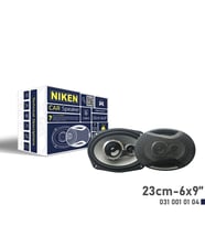 23 Cm Uyumlu 6.9İnç 180 At Niken Araç Hoparlörü (1 Adet) Parça (Siyah)