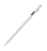ALLY K-2268 Dijital Göstergeli Universal Kapasitif Stylus iPad Tablet Dokunmatik Kalem-(5775) — Renk: Beyaz