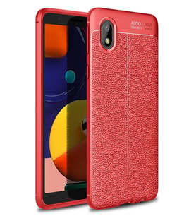 Mey İthalat® Samsung Galaxy A01 Core Kılıf Auto Focus Kapak - Kırmızı