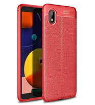 Mey İthalat® Samsung Galaxy A01 Core Kılıf Auto Focus Kapak - Kırmızı
