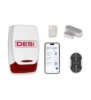 Desi Midline Smart Plus Akıllı Alarm Sistemi (Wifi-Ble-Uygulama ile Kullanım)