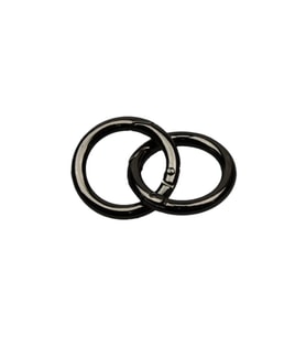 Yaylı Çanta Halkası Mekanizmalı Halka 2.7 CM  (10 Adet)  Siyah
