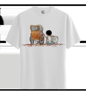 Music Memory - %100 Pamuklu Erkek Beyaz Tişört - Premium Quality