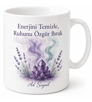 Aura Temizleyici Tütsü Severlere Şifalı Enerji Kupası Hediye Bardak