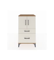 Hyperion Komodin 2 Raflı 2 Çekmeceli 2 Kapaklı 60x44x106 Çam-Aytaşı