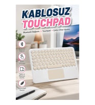 Bluetooth Touchpad Kablosuz Klavye Tablet Uyumlu Dokunmatik Kontrol