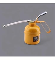 Madeni Yağdanlık 500 ml Araba Makine Atölye Yağdanlığı Spiralli Metal Gövdeli Uçlu Yağ Pompası (Sarı)