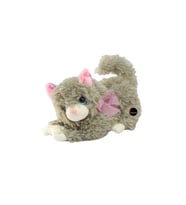 Miyavlayan Sesli Kedi Peluş Oyuncak 30 cm (Çok Renkli)