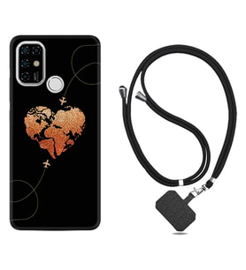Casper E30 F20 X20 Kılıf Boyun Askılı Silikon Plane Heart 1721