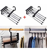 2 Li Çok Amaçlı Askılık Eşarp Pantolon Elbise Kravat Şal Organizer Askılık