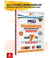Son 7 yıl MSÜ Çıkmış Sorular-Tıpkı Basım-Bire Bir ÖSYM-Tamamı Video Çözümlü