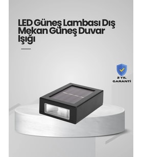 Güneş Enerjili Led Duvar Aydınlatması