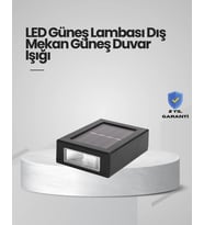Güneş Enerjili Led Duvar Aydınlatması