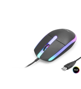 Mouse Optik 1200 Dpi Usb Rgb - Siyah GM150B/LA