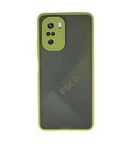 Xiaomi Poco F3 Kılıf Montreal Silikon Kapak - Açık Yeşil