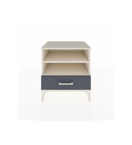 Hyperion Komodin 2 Raflı Tek Çekmeceli 60x44x64 Aytaşı-Antrasit