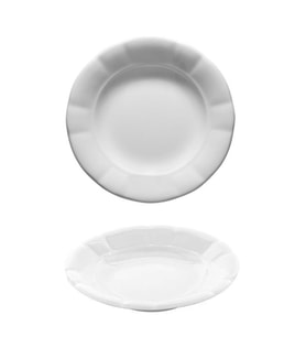 Güral Porselen Otel 18 cm Rölyefli Çukur Tabak 6 lı ( GR18CK00 )