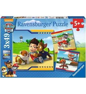 Ravensburger 3 X 49 Parça Puzzle P Parçakahramanlar (93694) (Krem)