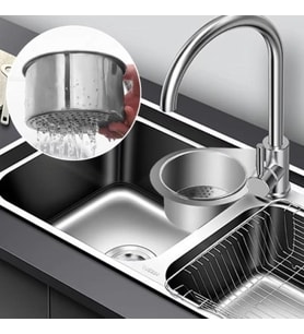 Periboia Kuğu Tasarımlı Paslanmaz Lavabo Drenaj Sepeti (Çok Renkli)