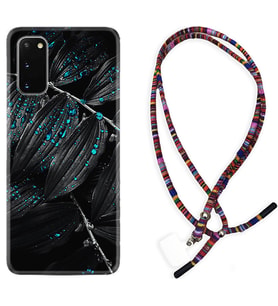 Samsung A02S A03S A10 A12 A13 A21S A22 Kılıf Boyun Asklı Rasta Silikon Foid Green 1643