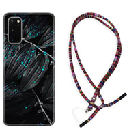 Samsung A02S A03S A10 A12 A13 A21S A22 Kılıf Boyun Asklı Rasta Silikon Foid Green 1643
