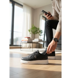 Enoch Dunk Low Kalın Düz Tabanlı Erkek Casual Sneaker