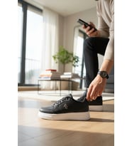 Enoch Dunk Low Kalın Düz Tabanlı Erkek Casual Sneaker