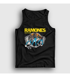Presmono Unisex Siyah Road To Run Ramones Atlet 170408tt