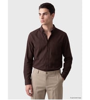 LCWAIKIKI Classic Kahverengi Regular Fit Erkek Gömlek