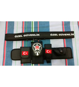 ÖZEL GÜVENLİK TESİSAT BEL KILIFI(+)ÖZEL GÜVENLİK ROZETLİ CÜZDANI(+)ÖZEL GÜVENLİK PALASKASI (3-AD) URUN,SATINAL,SIVILE SATILMAZ.