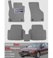 BMW 7 SERİSİ E38 LONG (1994-2002) Uyumlu EVA Paspas Tam Set–Araca Özel,Su Geçirmez