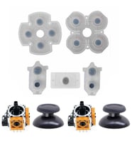 PS4 030 040 050 055 Analog Motor Topuz İç Lastik Tamir Seti Playstation 4 Kol Tamir Yedek Parça (Beyaz)