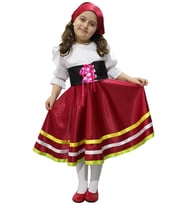 İtalyan Kız Kostümü  Tarantella Dans Kostümü