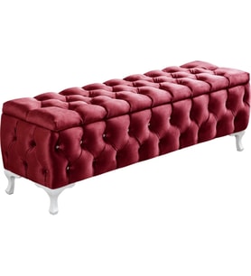 aldagelsin Lüks Sandıklı Chester Puf Bench Ayakucu Koltuk 120 cm