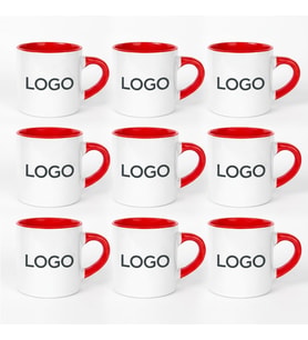 storebaskı İşletmelere Özel Porselen Turuncu Nescafe Fincanı – Logo Baskılı 6 Adet