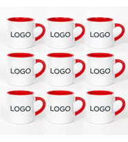 storebaskı İşletmelere Özel Porselen Turuncu Nescafe Fincanı – Logo Baskılı 6 Adet