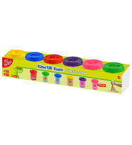 BuBu Kinetik Kum 6 Renk x 200 gr. Bardak 