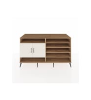 Kronos Konsol 7 Raflı 2 Kapaklı 176x59x99 Çam-Aytaşı/Antrasit