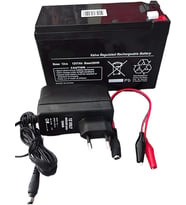 EYEPC 12V 7Ah AKÜ + AKÜ ŞARJ CİHAZI ADAPTÖRÜ ŞARJ ALETİ SET